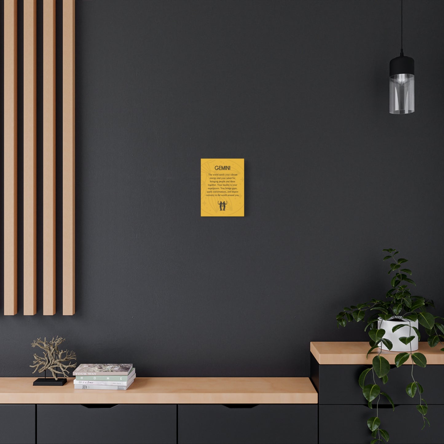 Gemini Inspirational Canvas Print