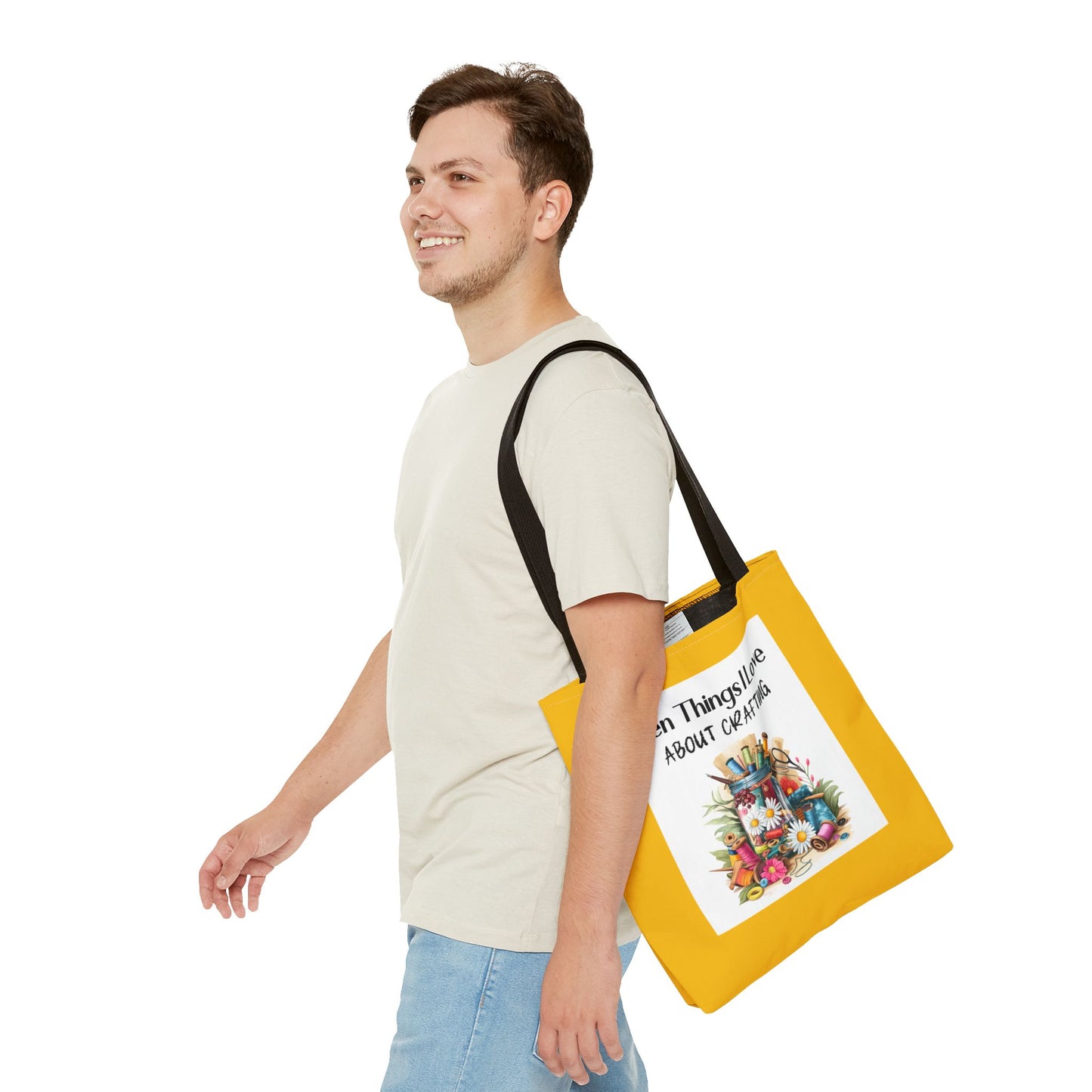 Crafting Enthusiast Tote Bag - Ten Things I Love About Crafting