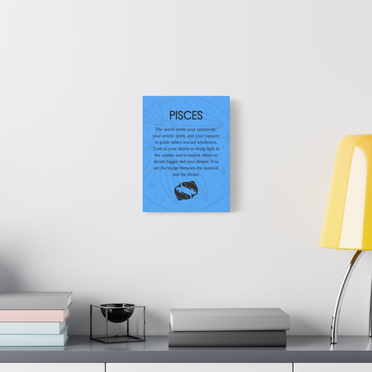 Pisces Inspirational Canvas Print