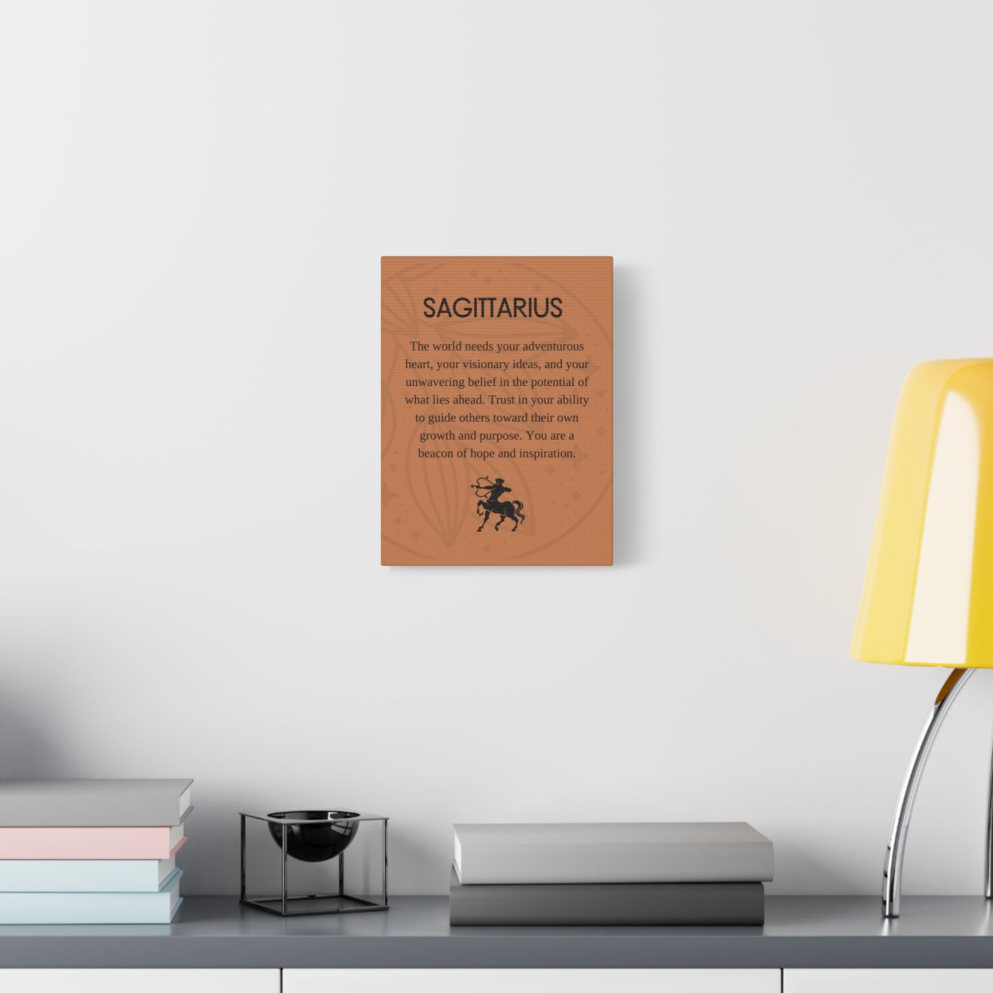 Sagittarius Inspirational Canvas Print