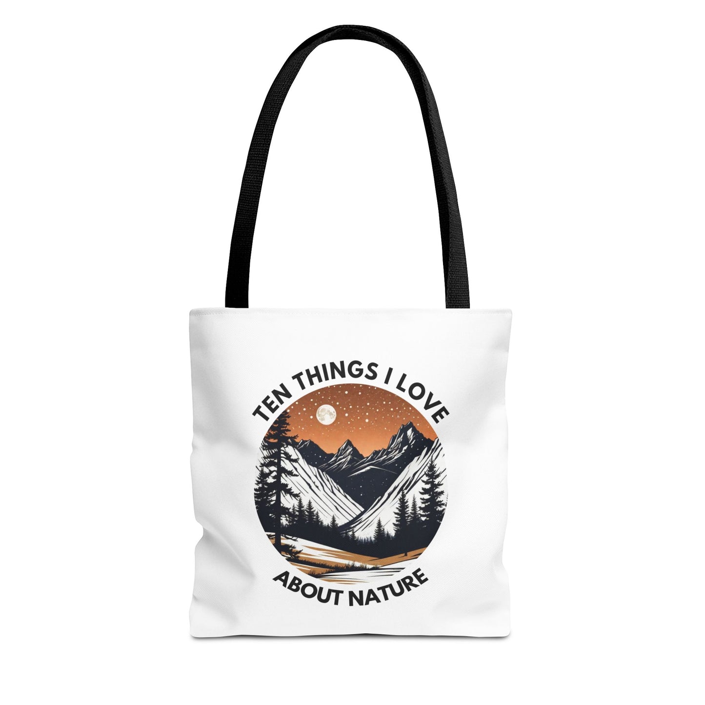 Nature Tote Bag - Ten Things I Love About Nature
