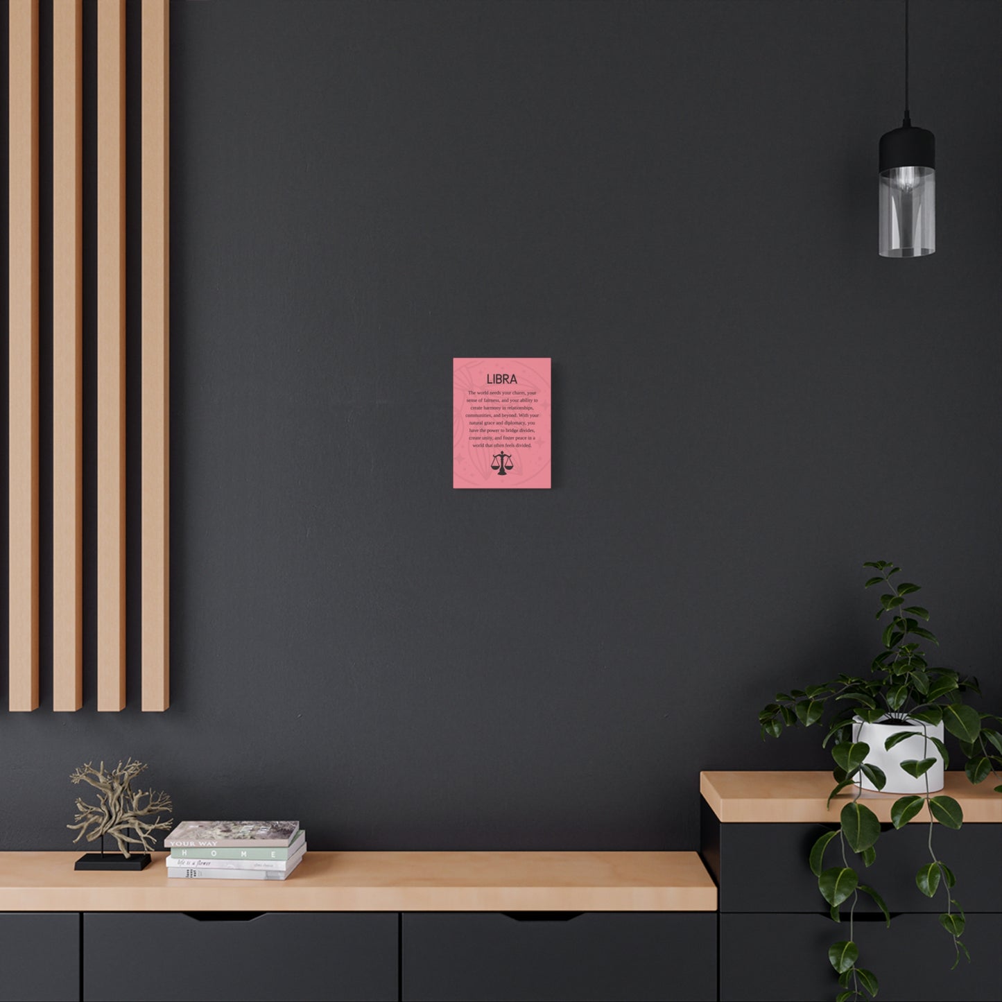 Libra Inspirational Canvas Print