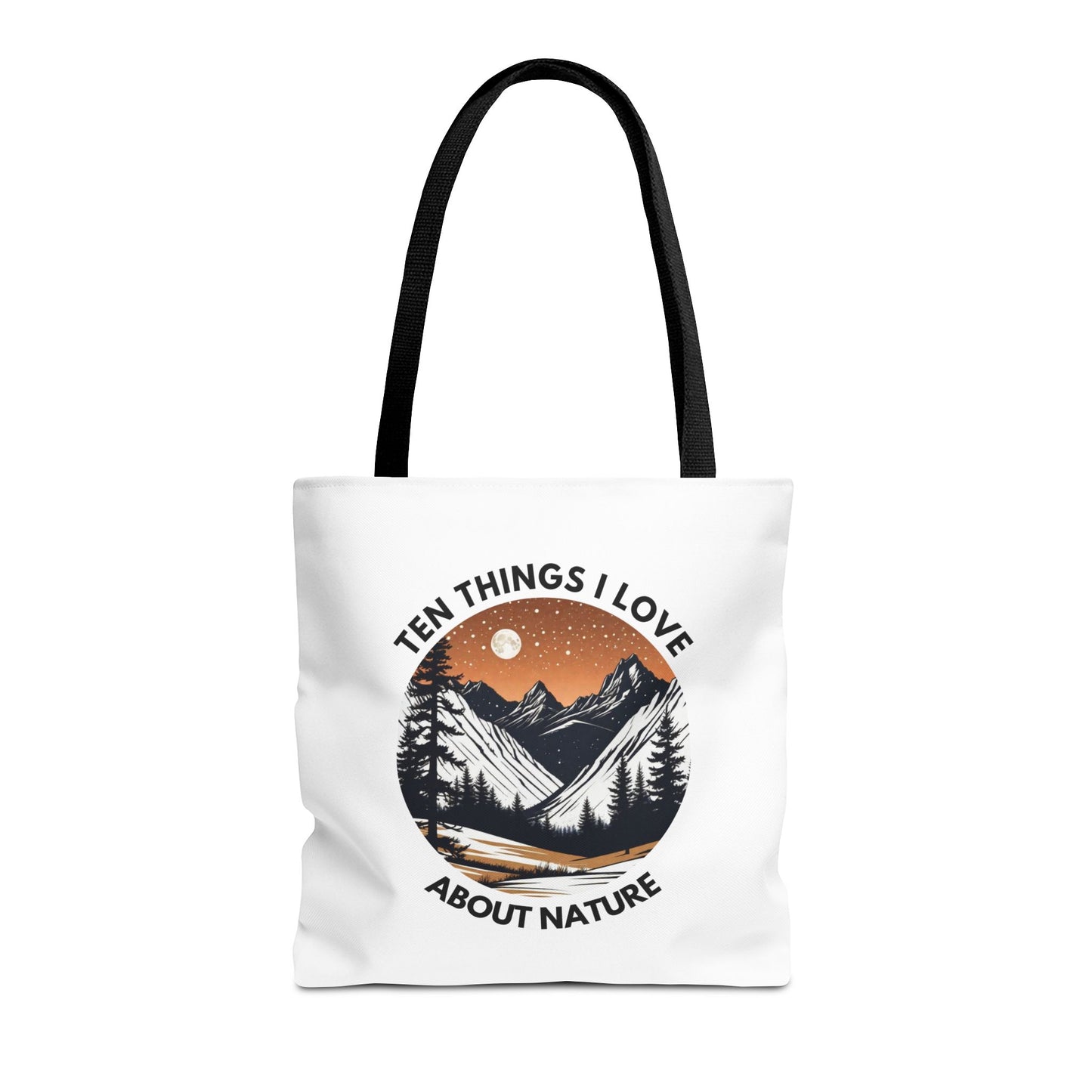 Nature Tote Bag - Ten Things I Love About Nature