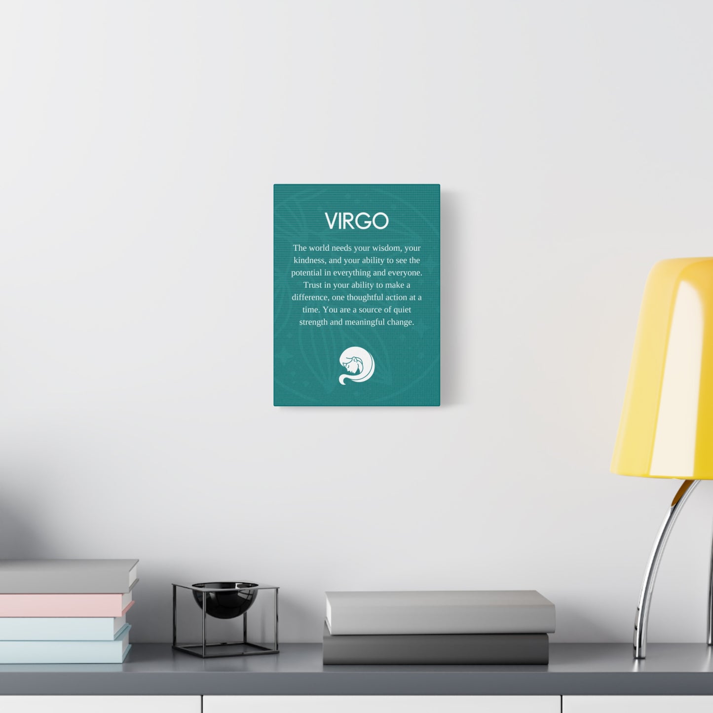 Virgo Inspirational Canvas Print