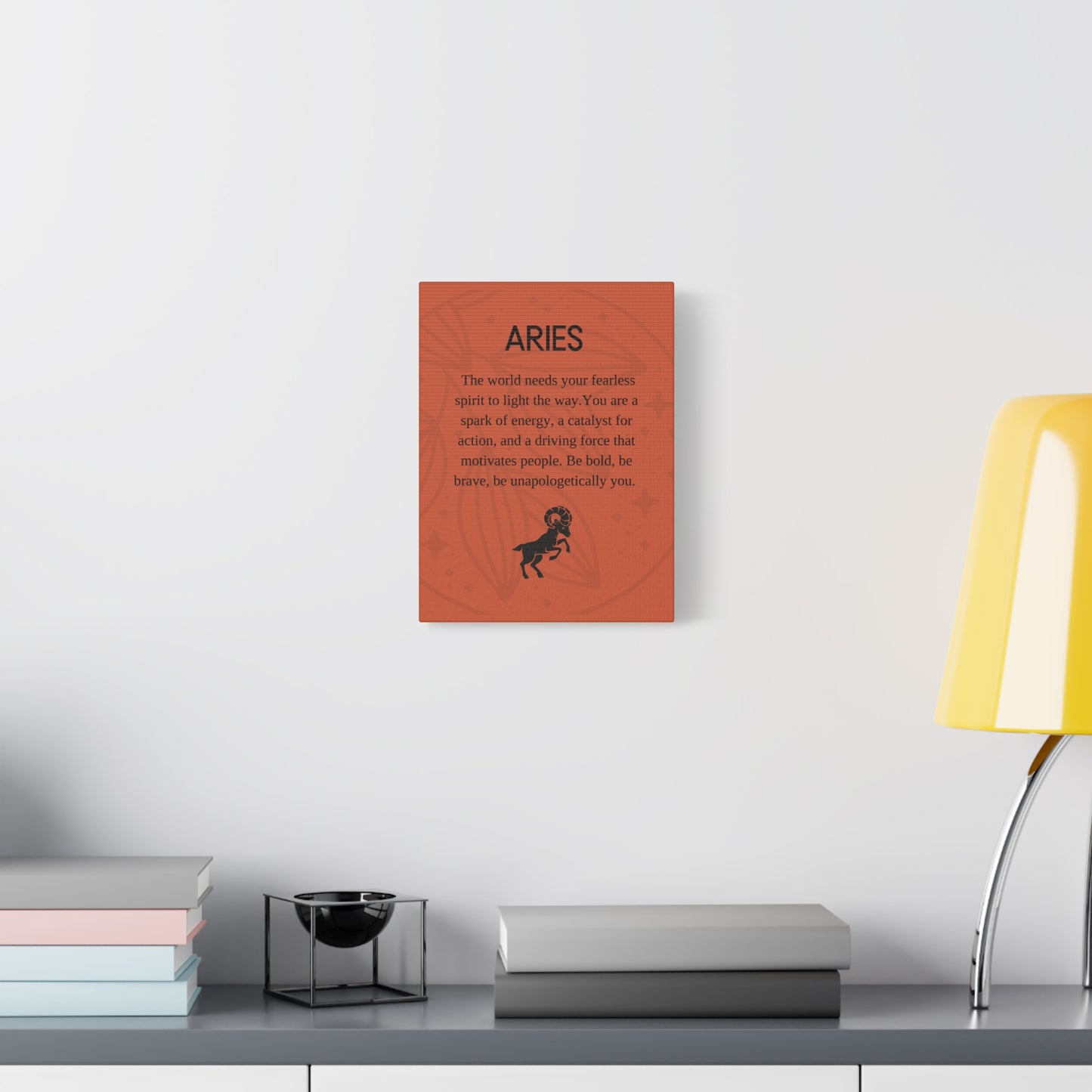 Aries Inspirational Canvas Print