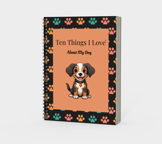 Ten Things I Love About My Dog Creative Art Journal