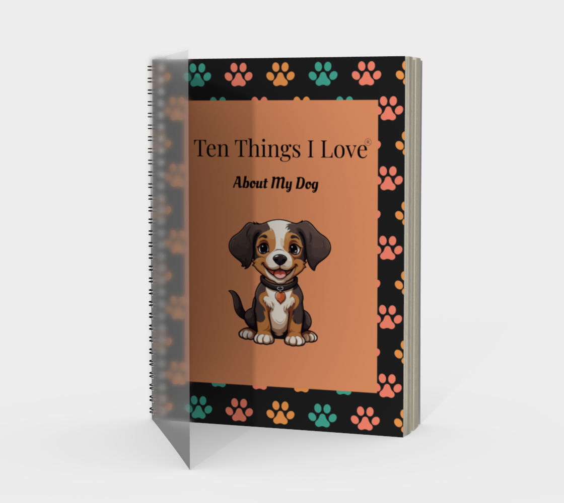 Ten Things I Love About My Dog Creative Art Journal