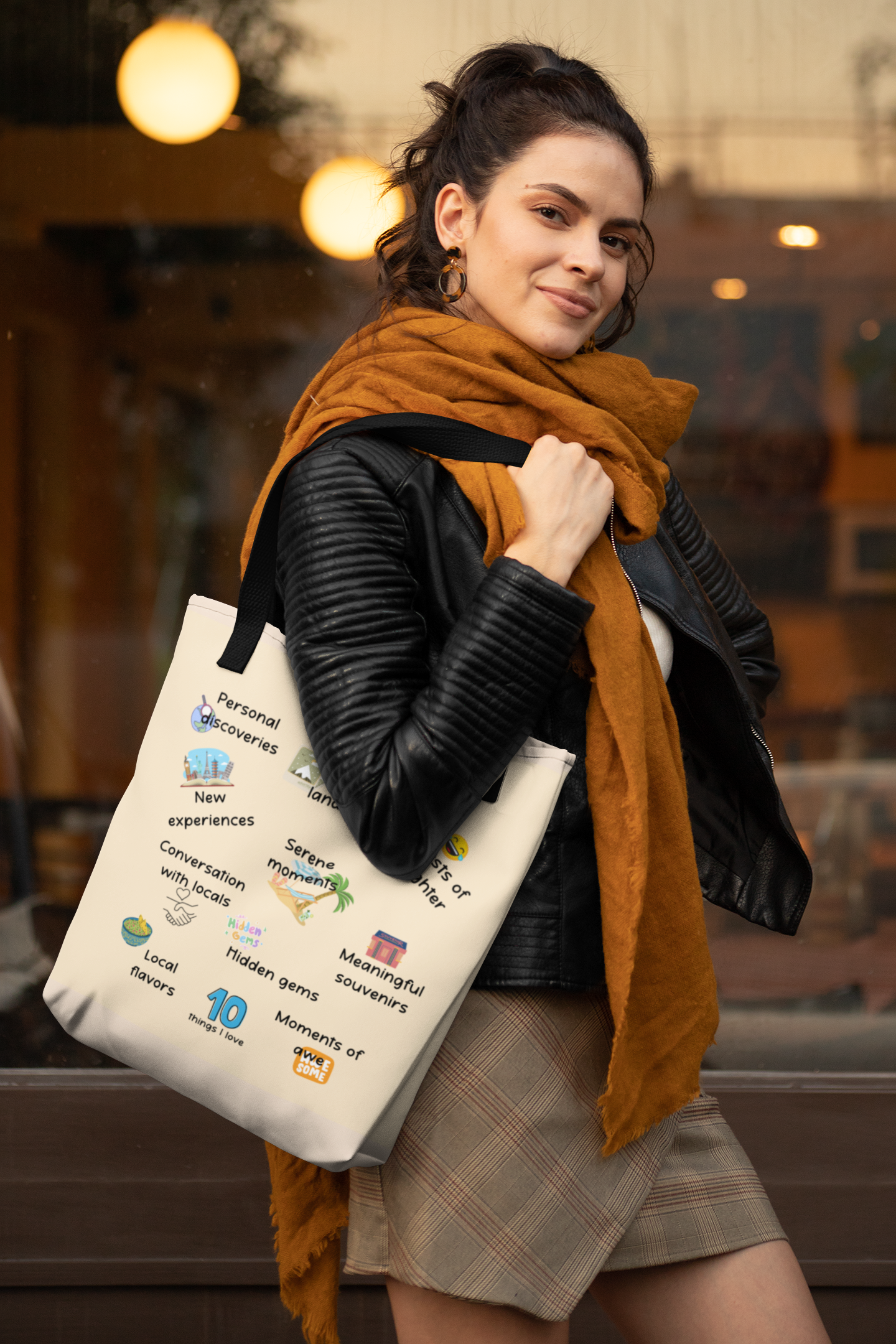 Travel Lover Tote Bag - Ten Things I Love about Traveling