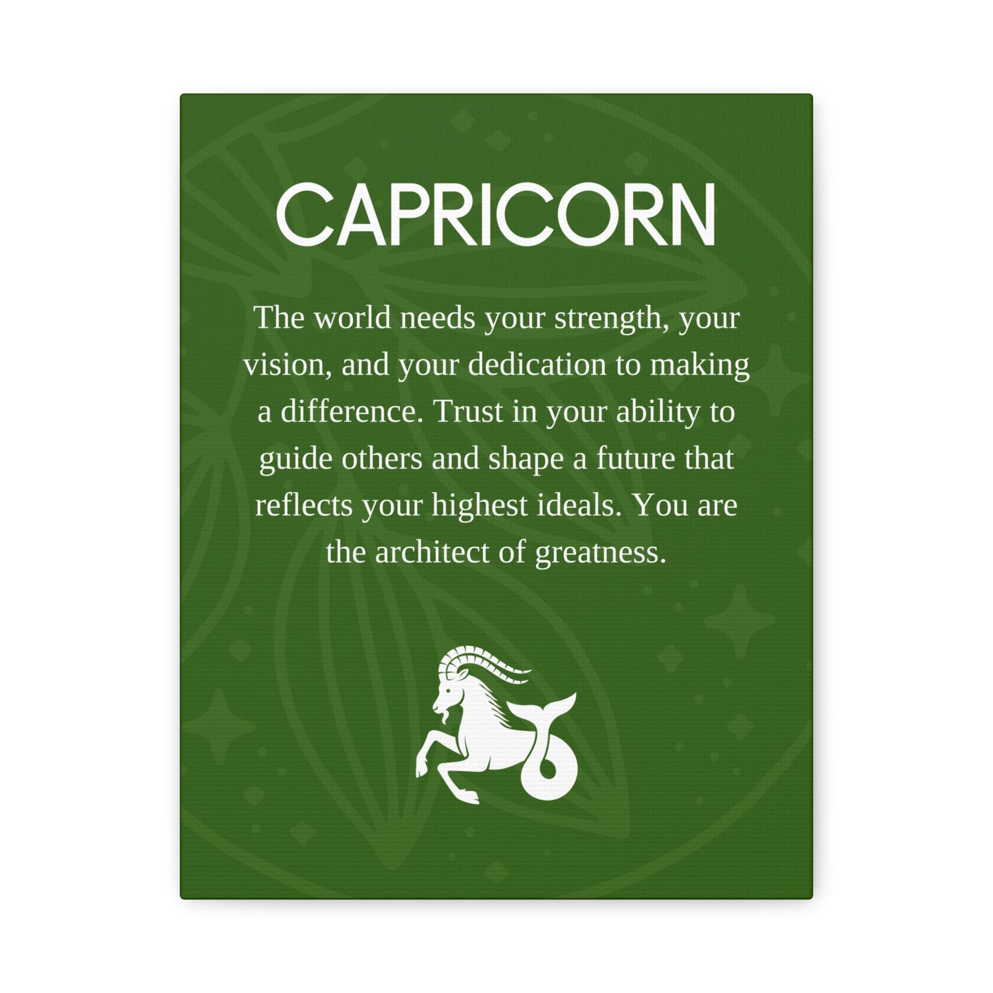 Capricorn Canvas Print