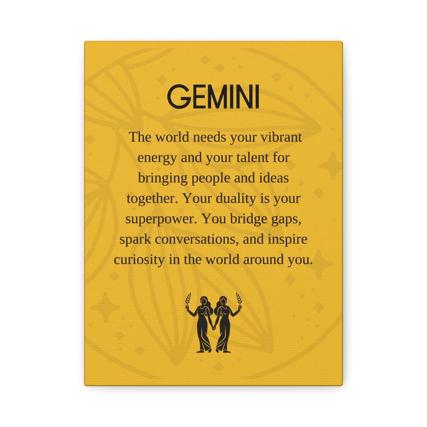 Gemini Canvas Print