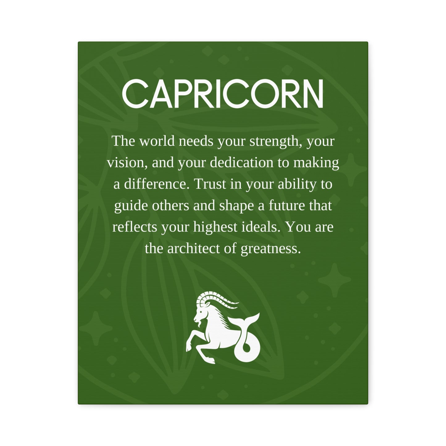 Capricorn Canvas Print