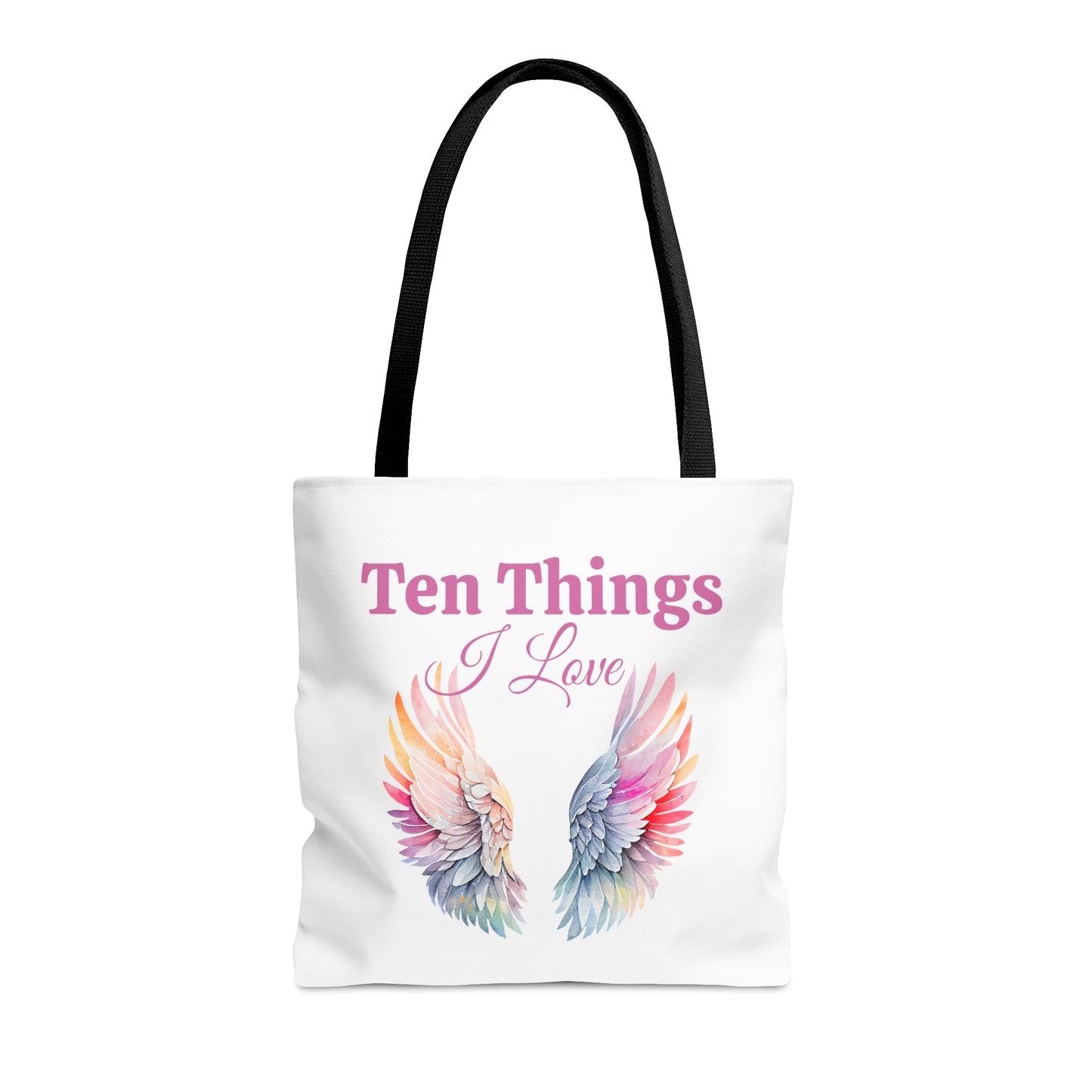 Ten Things I Love Angel Tote Bag