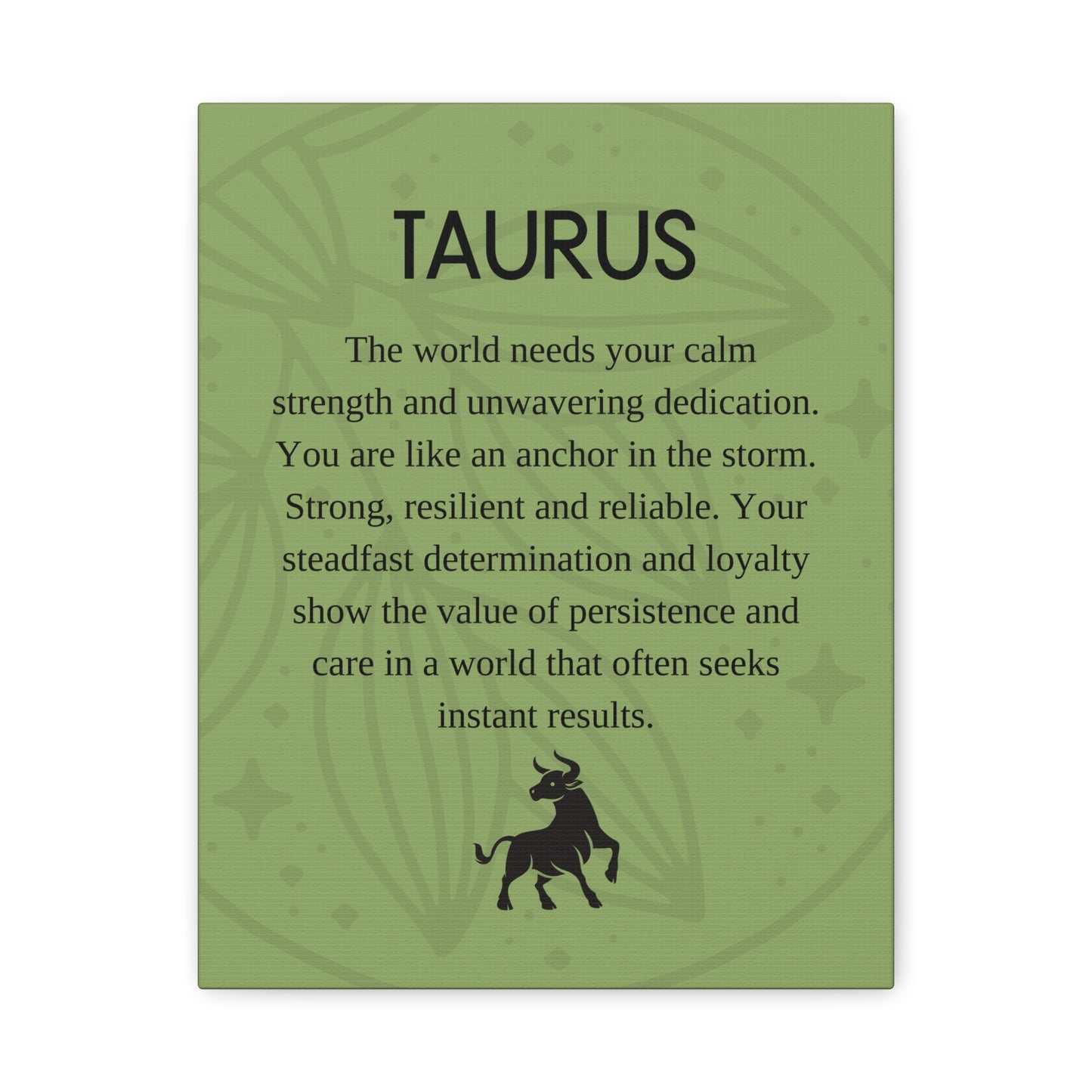 Taurus Canvas Print