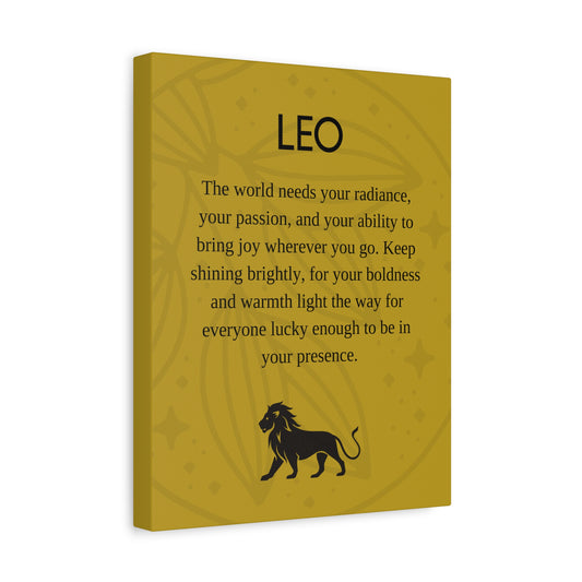 Leo Canvas Print