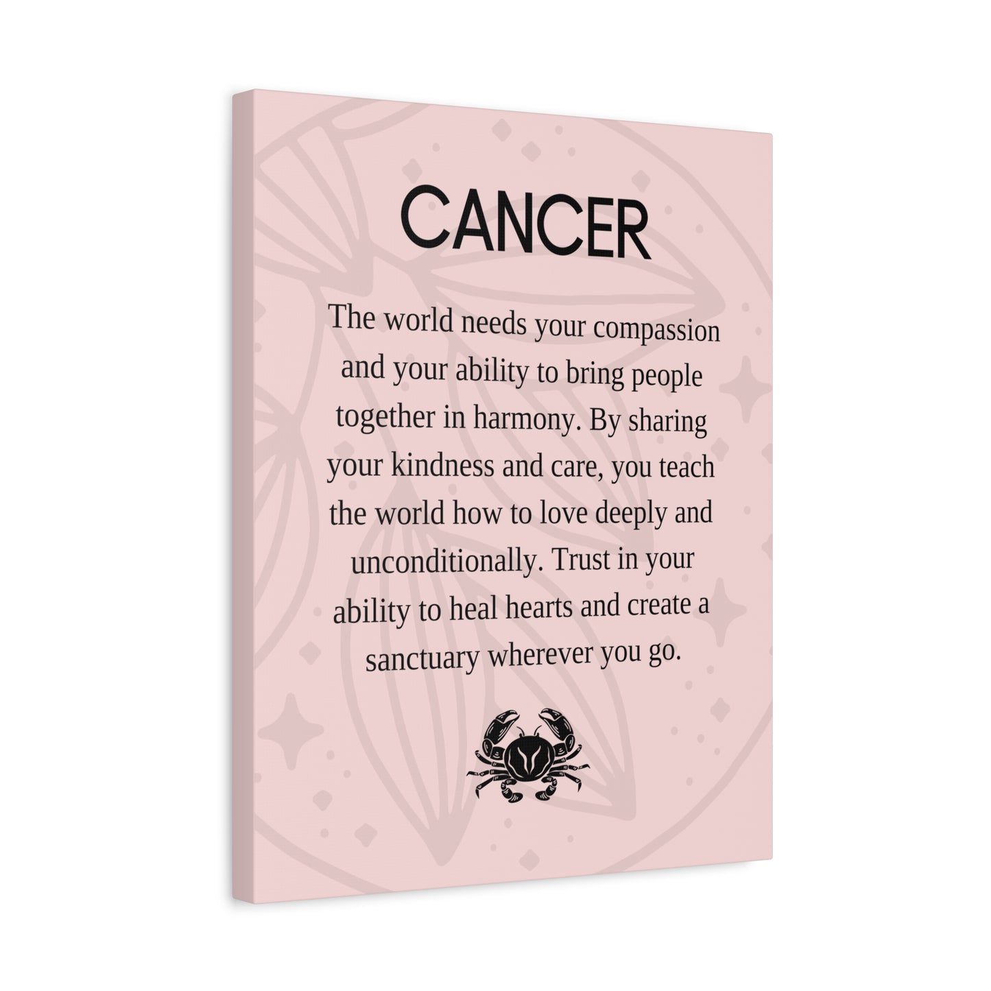 Cancer Zodiac Canvas Print