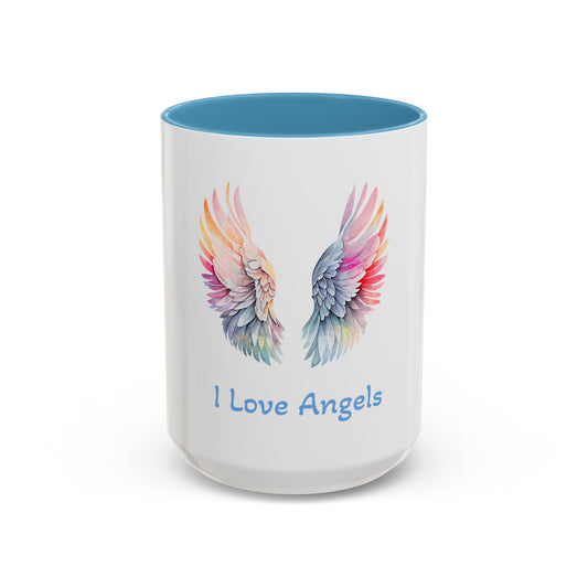 I Love Angels Coffee Mug 15 oz.