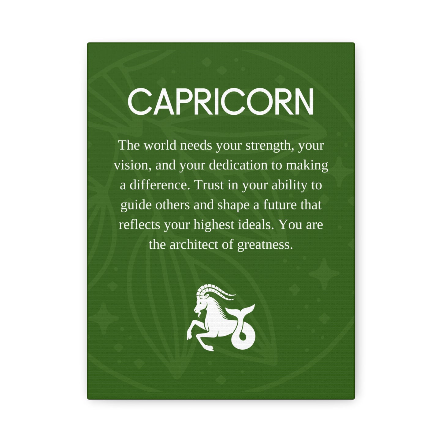 Capricorn Canvas Print