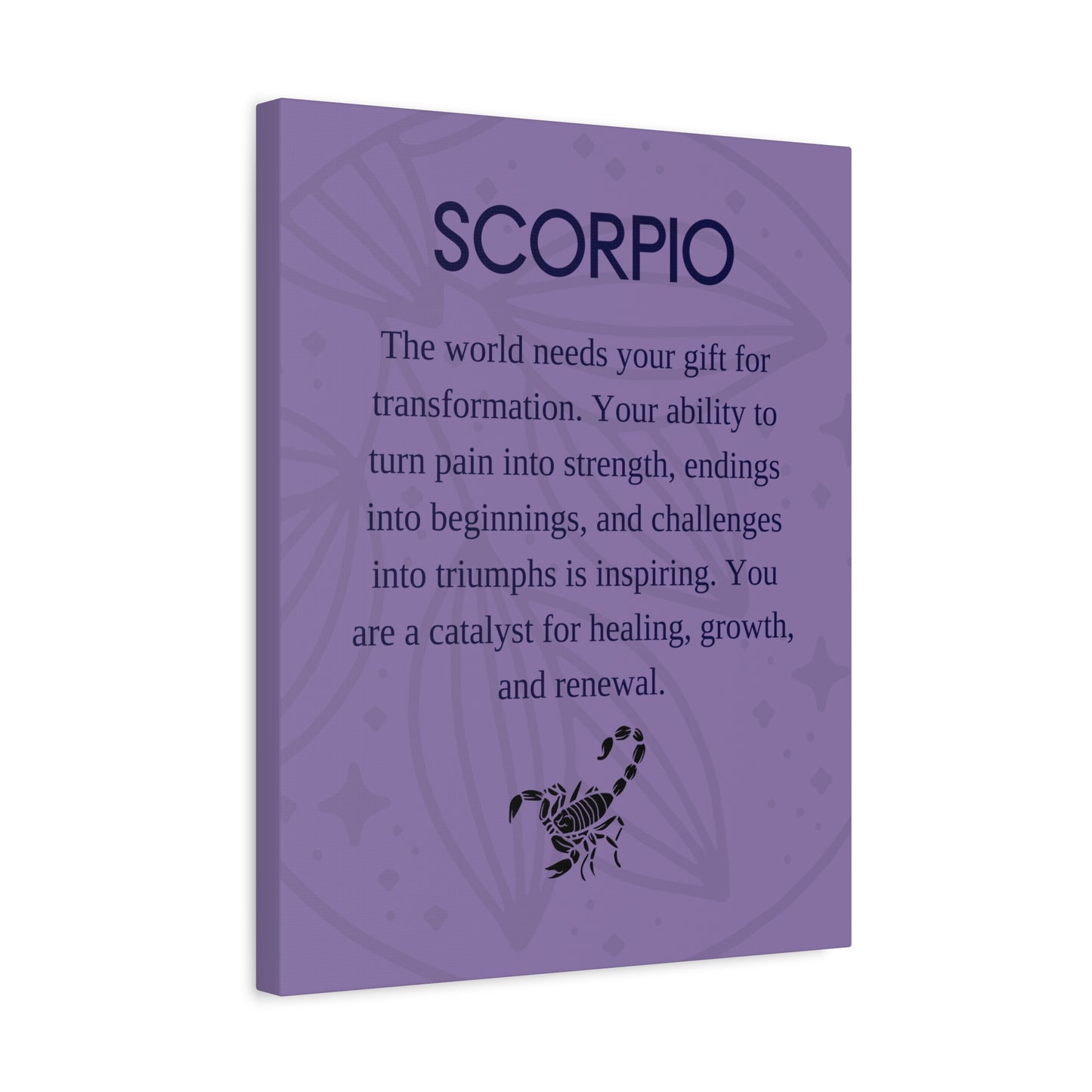 Scorpio Canvas Print