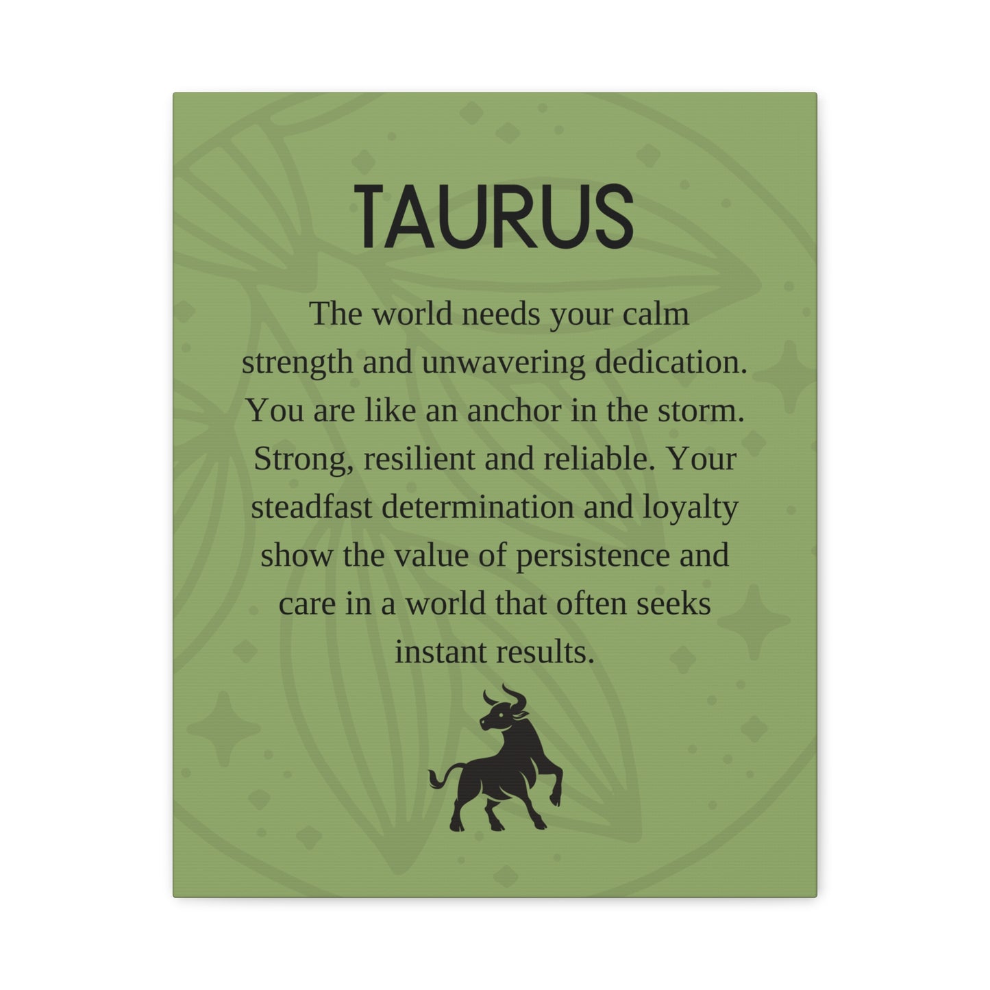 Taurus Canvas Print