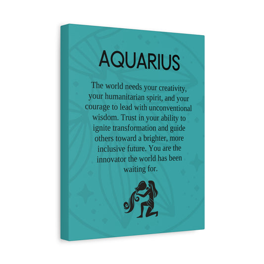 Aquarius Canvas Print