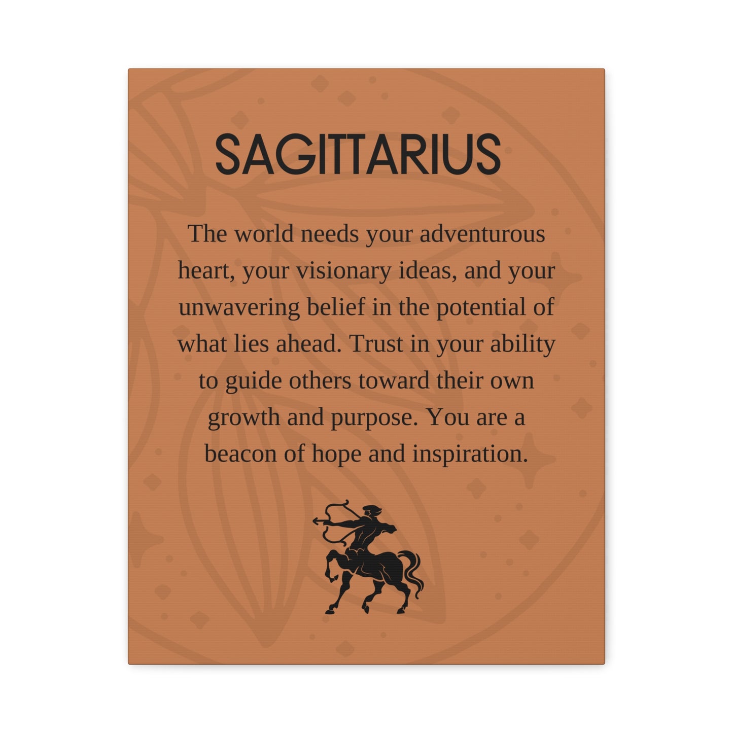 Sagittarius Canvas Print