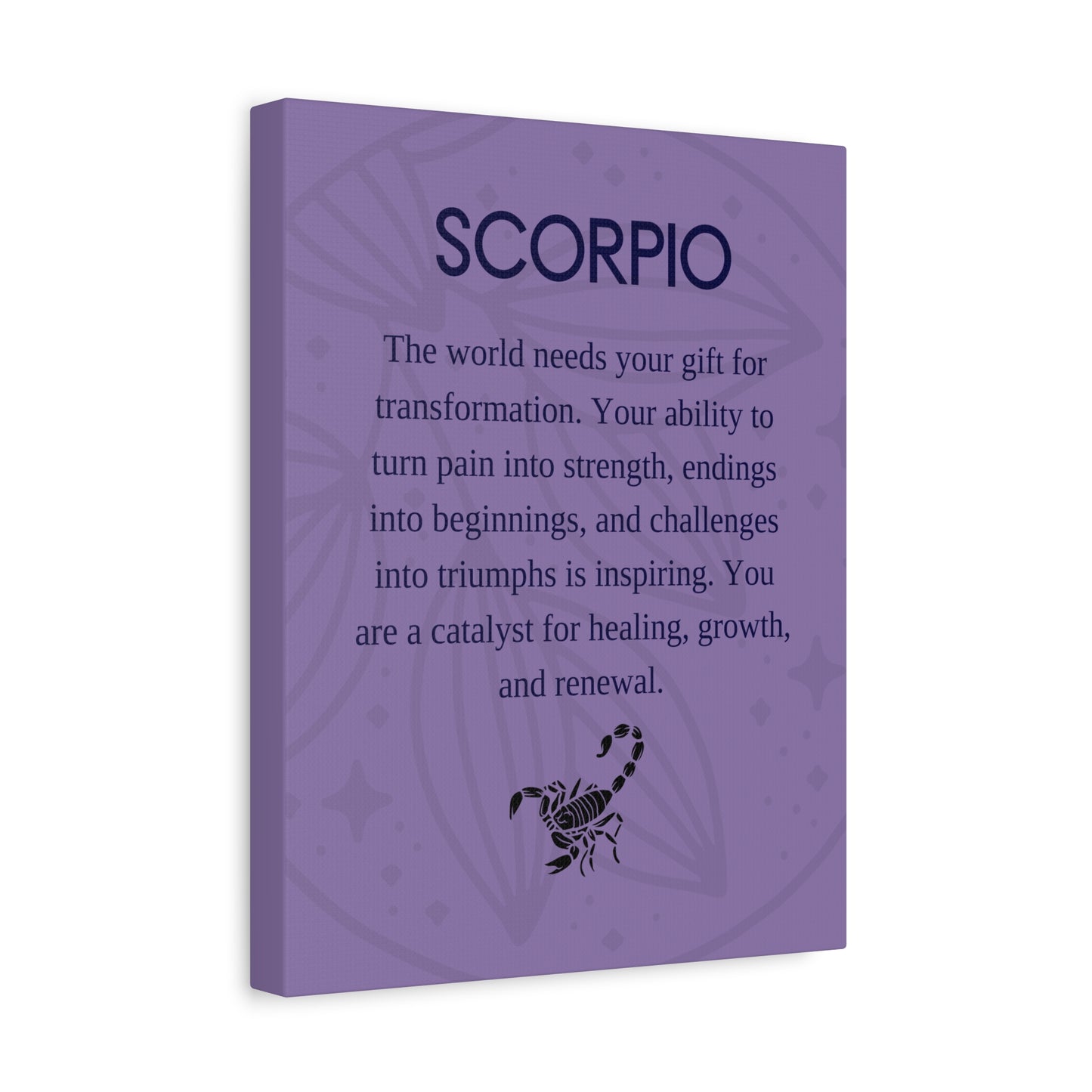 Scorpio Canvas Print