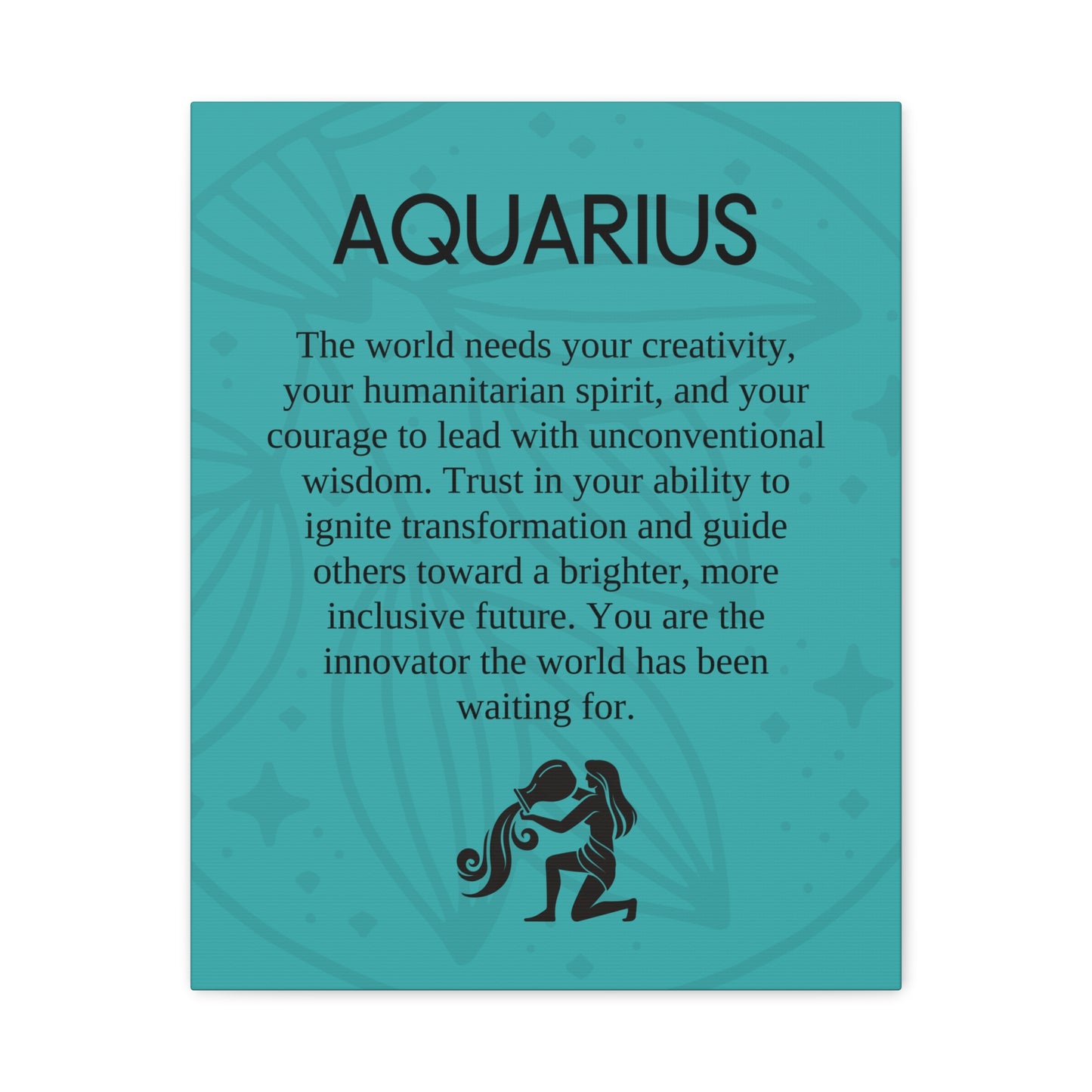 Aquarius Canvas Print