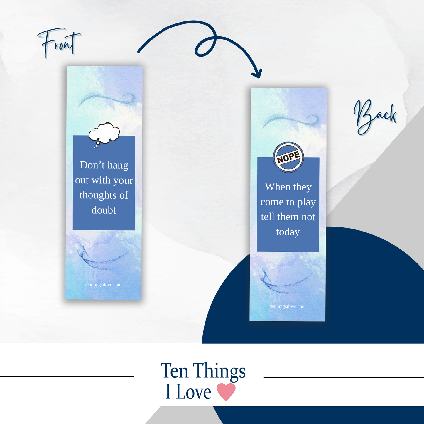 Thoughts of Doubt Bookmark