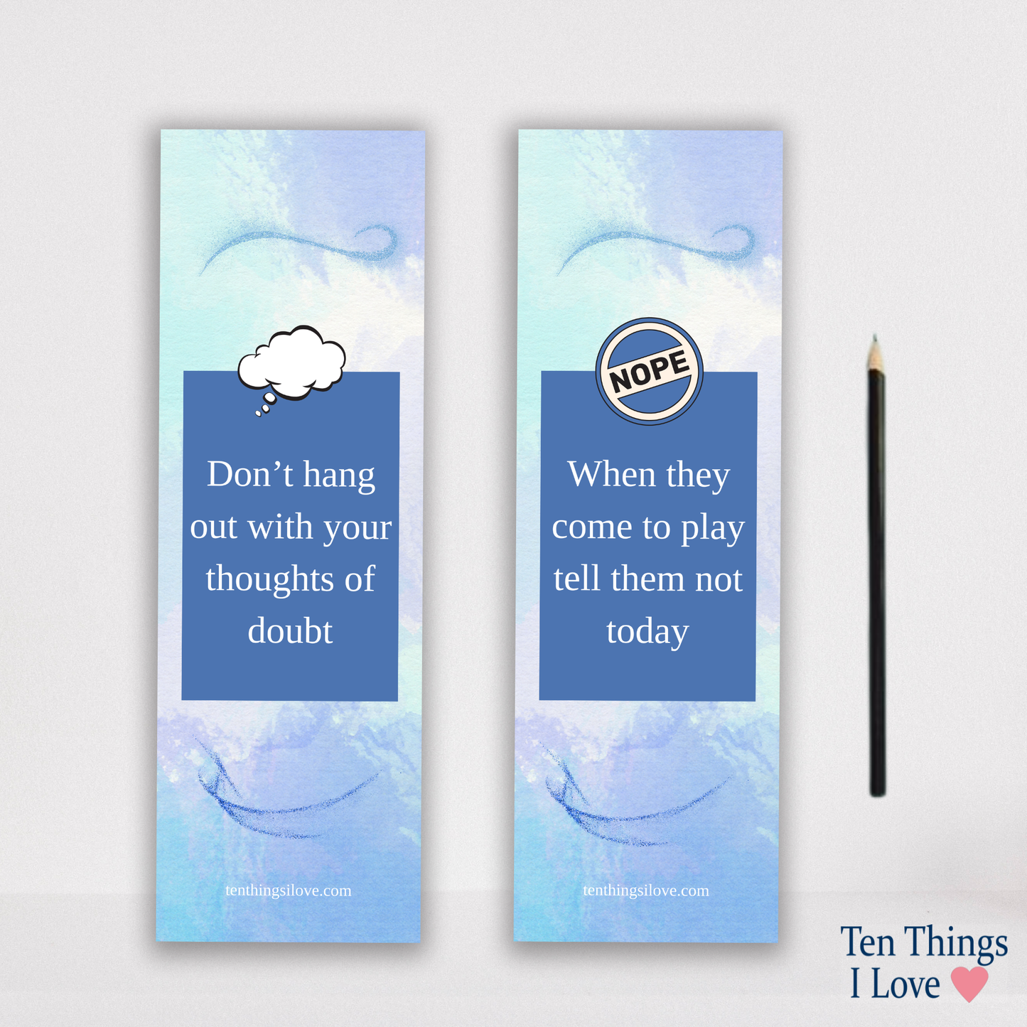 Thoughts of Doubt Bookmark