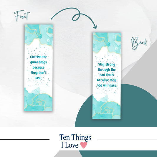 This too shall pass bookmark