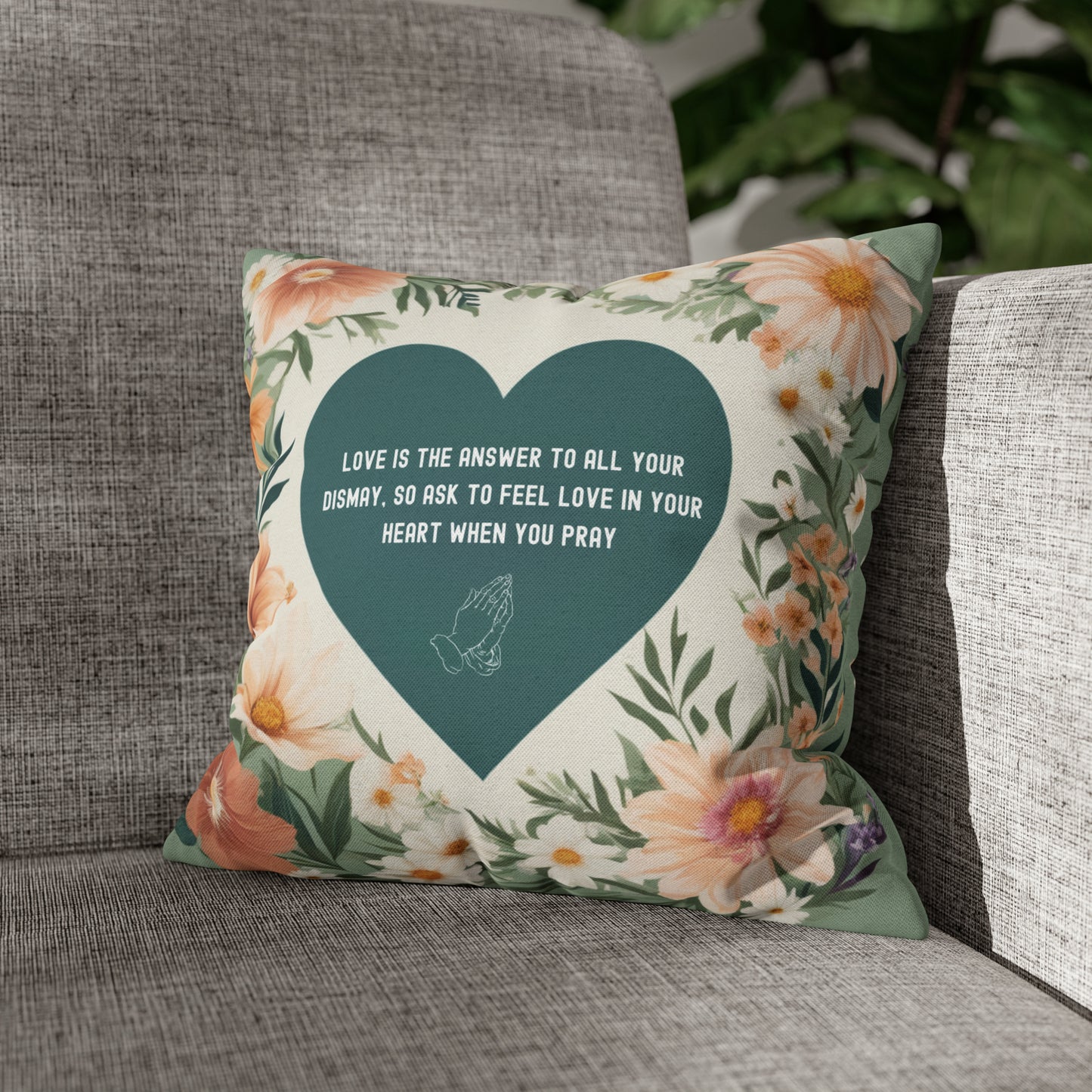 Ask to Feel Love PIllow