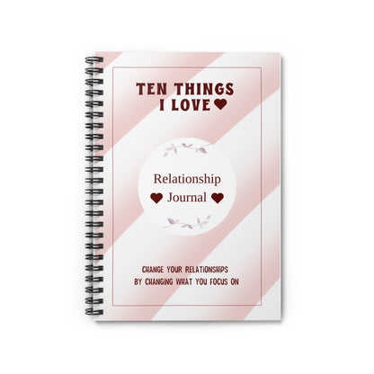Ten Things I Love Relationship Journal