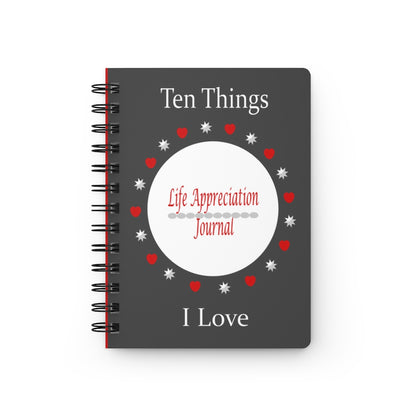 Ten Things I Love Life Appreciation Journal